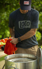 LoCo Cleanup Towel (Orange) - LoCo Cookers