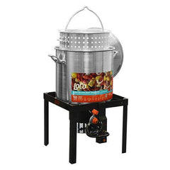 LoCo 60qt Boiling Kit with Twist and Steam/Sure Spark - LoCo Cookers