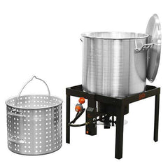 LoCo 80qt Boiling Kit with Twist and Steam/Sure Spark - LoCo Cookers